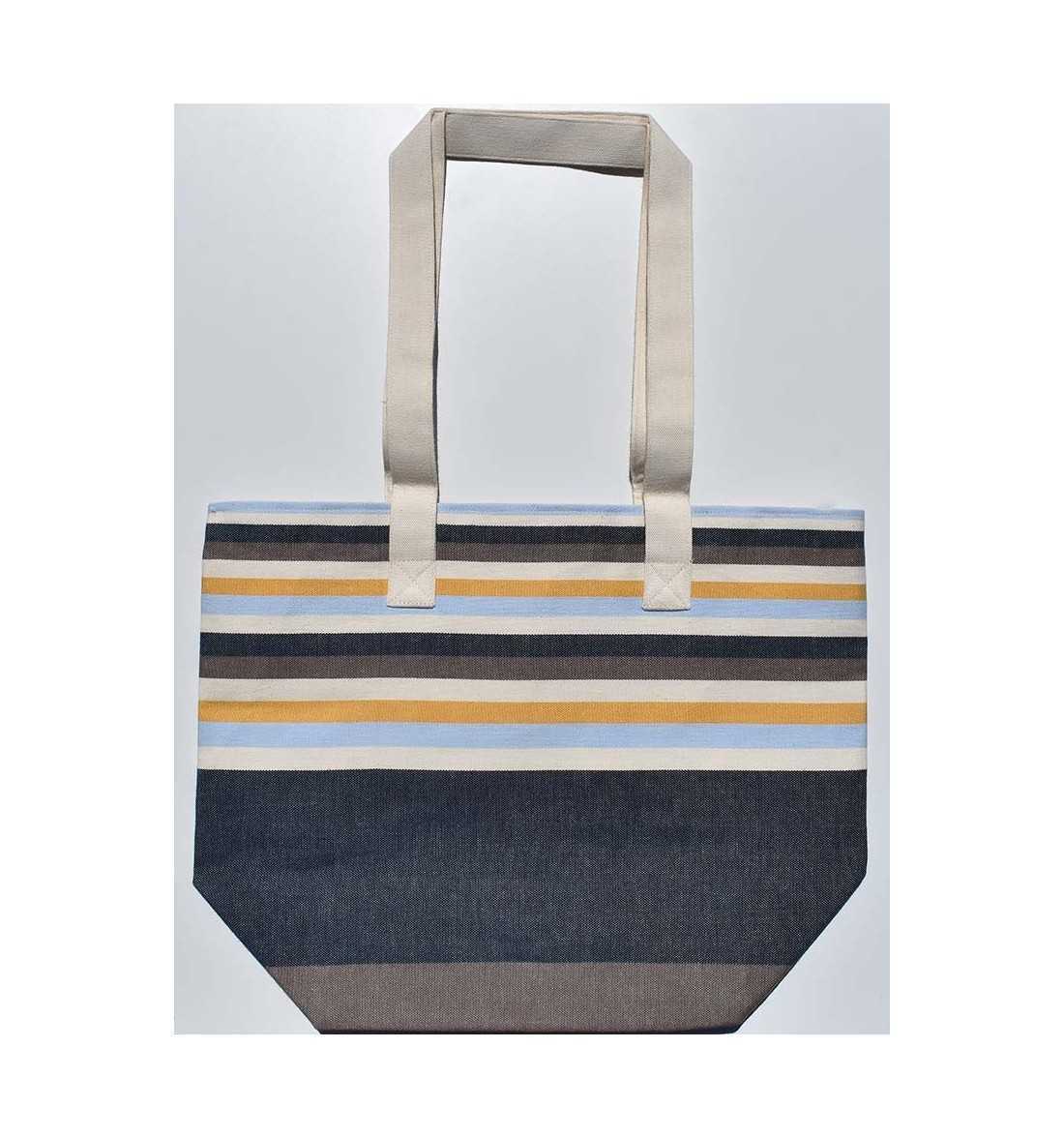Borsa da spiaggia 5 colori marrone taupe blu notte ecru chiaro
