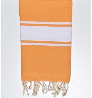 Telo mare piatta giallo miele Fouta Tunisia - 1