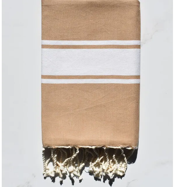 Fouta piatta catrame scuro  - 1