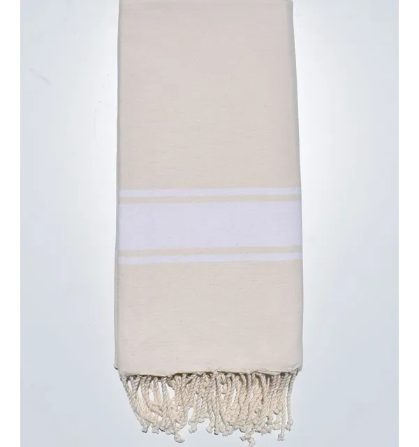 Grande telo mare crema 1.90m*2m  - 1