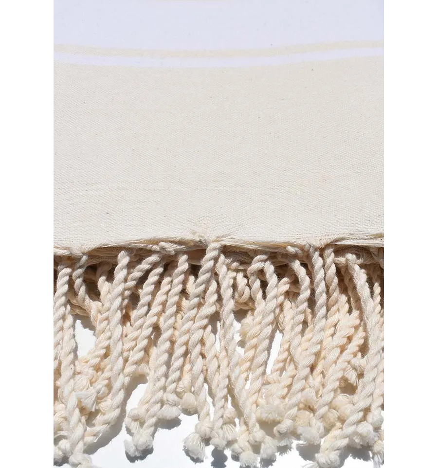 Grande telo mare crema 1.90m*2m  - 2