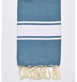 Telo mare piatta blu minerale Fouta Tunisia - 1