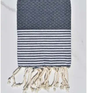 Tovagliolo blu grigio scuro  - 1