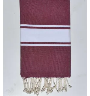 Fouta piatta granata  - 1