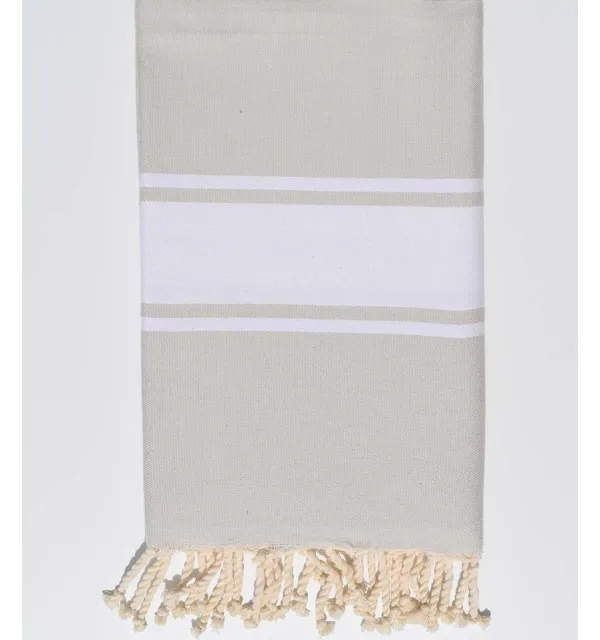 Telo mare grigio argilla Fouta Tunisia - 1