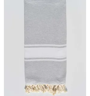 Grande fouta grigio 1.90m/2m Fouta Tunisia - 1