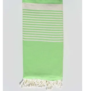 Fouta grande verde chiaro 1,9 m*2,9 m Fouta Tunisia - 1
