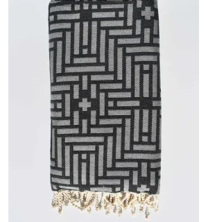 Copriletto grigio scuro e grigio medio 2m*2.9m  - 1