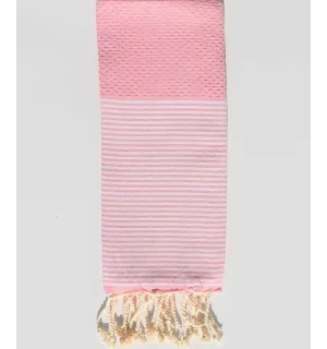 Mini Fouta rosa chiaro Fouta Tunisia - 1