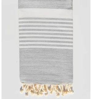 Telo mare arturo grigio chiaro Fouta Tunisia - 1