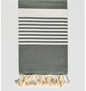 Telo mare arthur verde militare Fouta Tunisia - 1