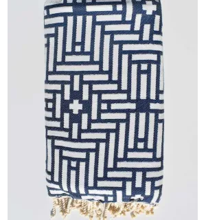 Copriletto Blu di Prussia  2.8m*1.9m  - 1