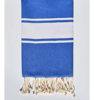 Fouta piatta blu majorelle Fouta Tunisia - 1