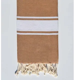 Telo mare Piatta Marrone pastello  - 1