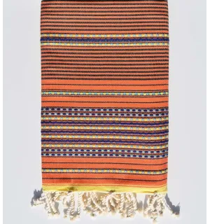 Fouta arabesca arancione  - 1