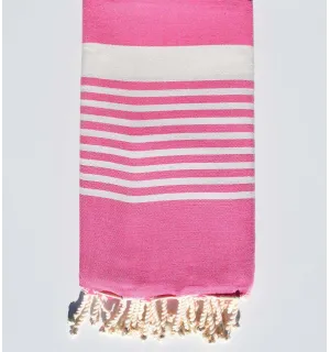 Telo mare arturo rosa confetto Fouta Tunisia - 1