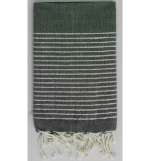 Fouta Lurex verde foresta 