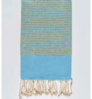 Fouta Lurex blu comando stellare  - 1