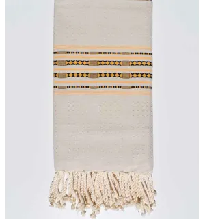 telo mare thalasso beige chiaro Fouta Tunisia - 1