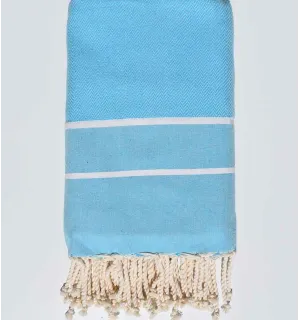 Grande Fouta turchese scuro 2m*1.9m Fouta Tunisia - 1