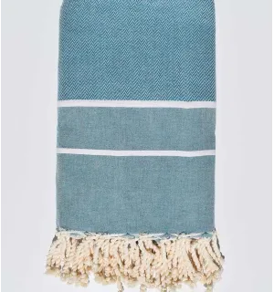 Telo mare grande Blu cadetto  - 1