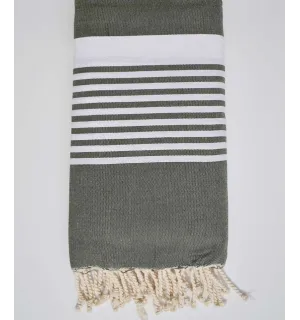 Grande telo mare Verde scuro Fouta Tunisia - 1