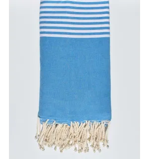 Grande fouta blu ceruleo Fouta Tunisia - 1