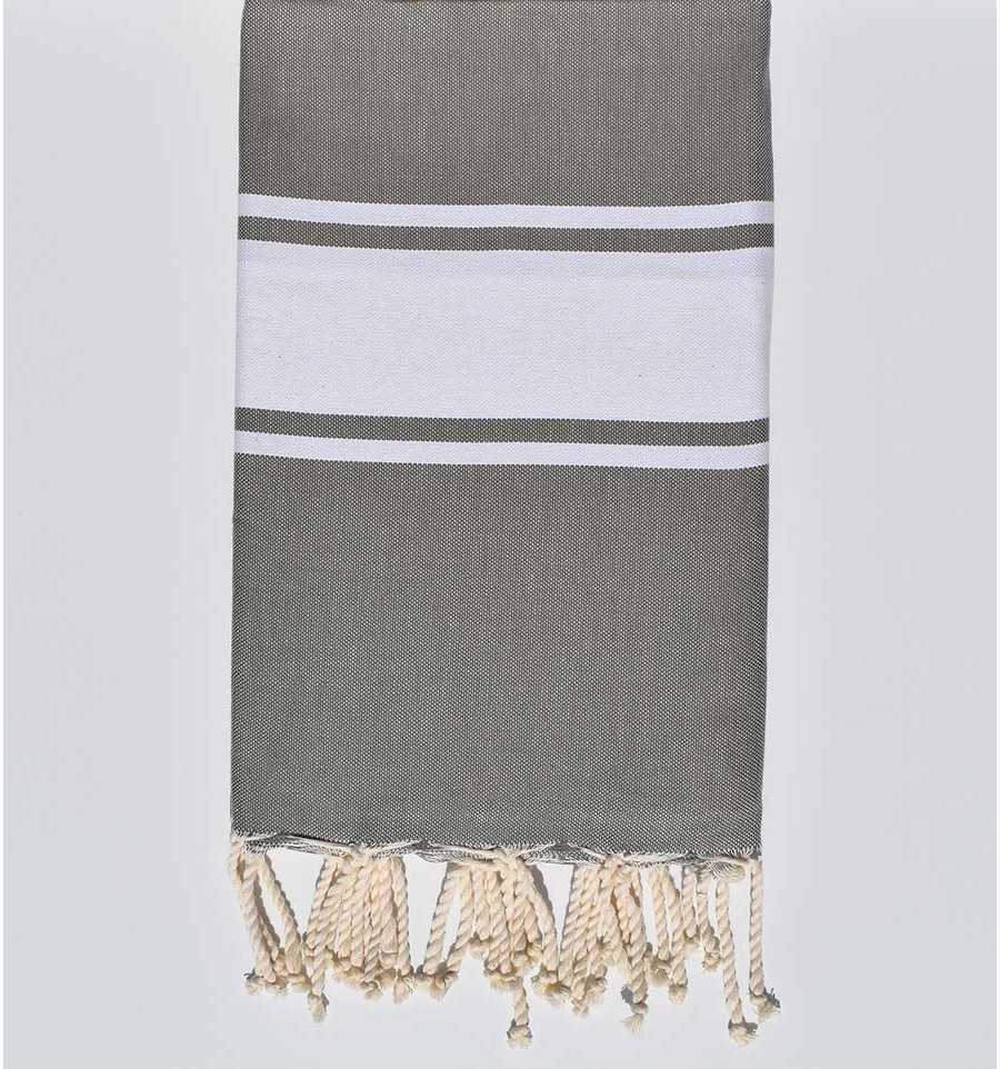 Telo mare verde grigio pallido Fouta Tunisia - 1