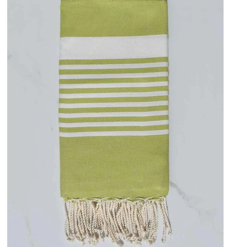 Telo mare arturo colore pistacchio Fouta Tunisia - 2