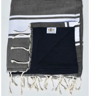 Telo mare spugna colore bis  - 1