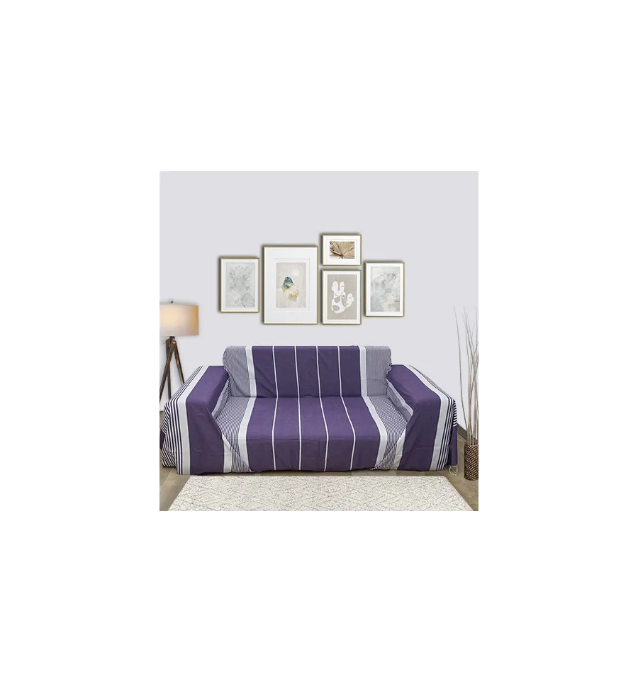 Grande fouta viola scuro  - 3
