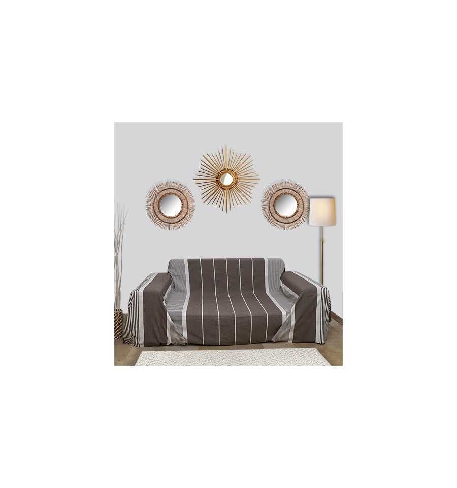 Fouta grande marrone talpa Fouta Tunisia - 2