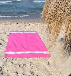Fouta piatta rosa shocking  - 1