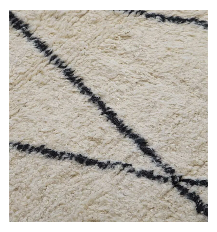 Tappeto berbero in pura lana con motivi geometrici Fouta Tunisia - 2