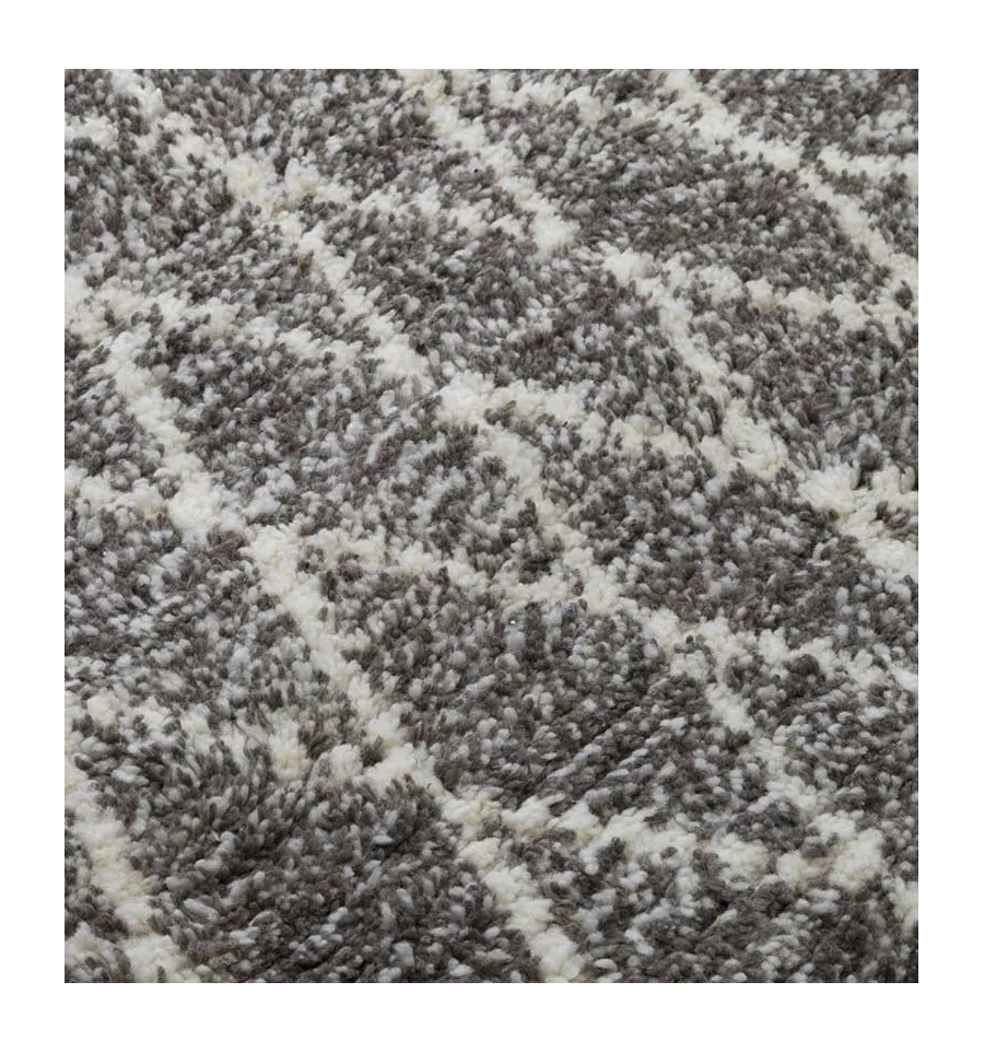 Tappeto berbero in pura lana con motivi su fondo ecru Fouta Tunisia - 2