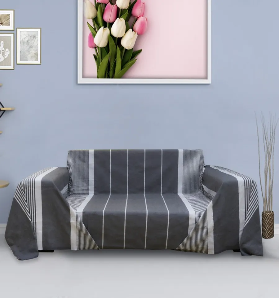 grande fouta grigio acciaio Fouta Tunisia - 2