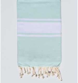 Telo mare azzurro molto chiaro Fouta Tunisia - 1