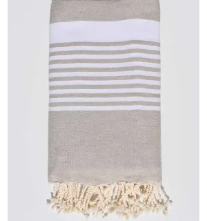 Grande fouta sand beige 1.90m * 2m  - 1