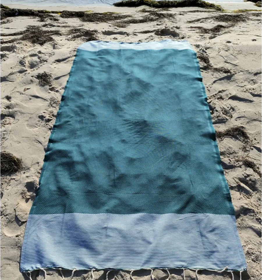 telo mare nido d'ape verde pino  - 3