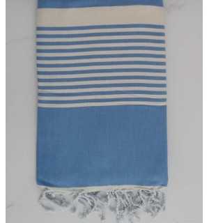 Grande fouta blu reale 