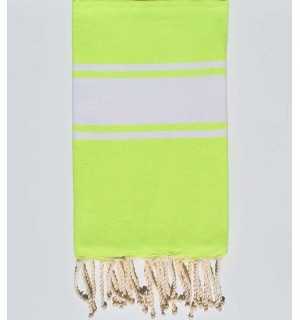 Fouta classique vert fluo Fouta Tunisia - 1