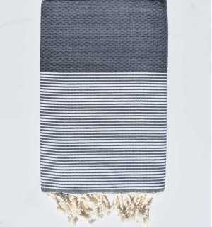 Telo mare nido d'ape grigio quarzo  - 2