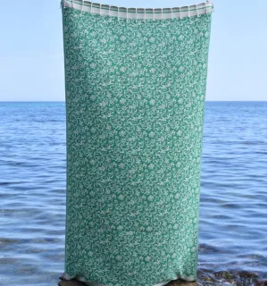 Fouta fiore verde-FOUTA TUNISIA 2