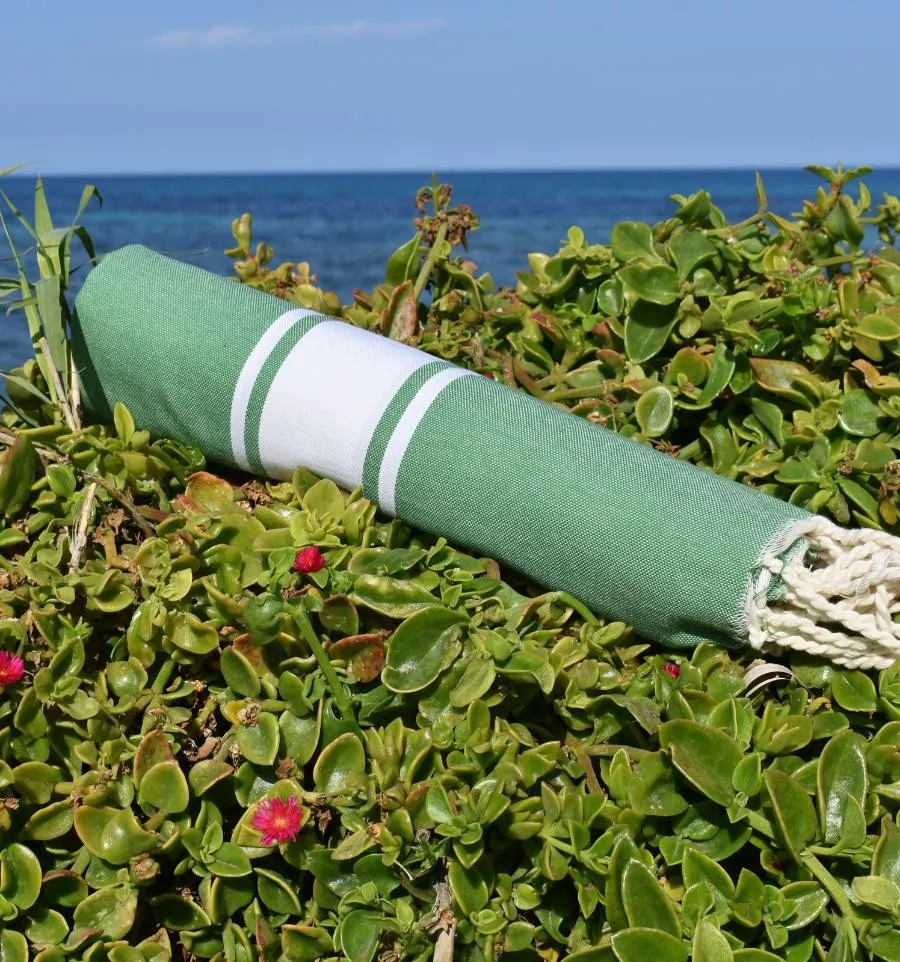 Telo mare verde smeraldo - FOUTA TUNISIA