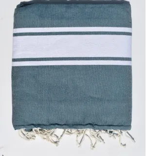 telo mare spugna blu anatra - FOUTA TUNISIA 2