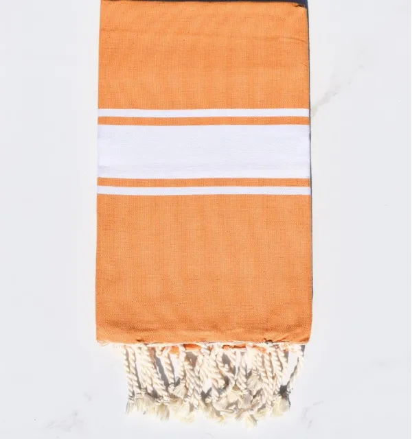 Telo mare giallo ocra - FOUTA TUNISIA