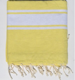 Telo mare spugna giallo - FOUTA TUNISIA 2