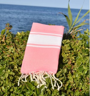 Fouta per bambini rosa chiaro - FOUTA TUNISIA 2