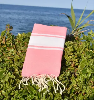 Fouta per bambini rosa chiaro - FOUTA TUNISIA 2
