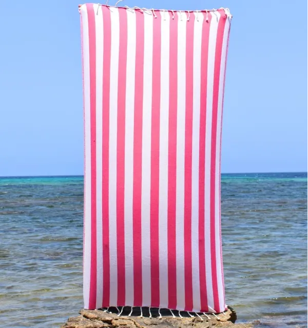 Telo Mare Alaska Rosa Fucsia - 100x200 cm | Look Brillante e Moderno